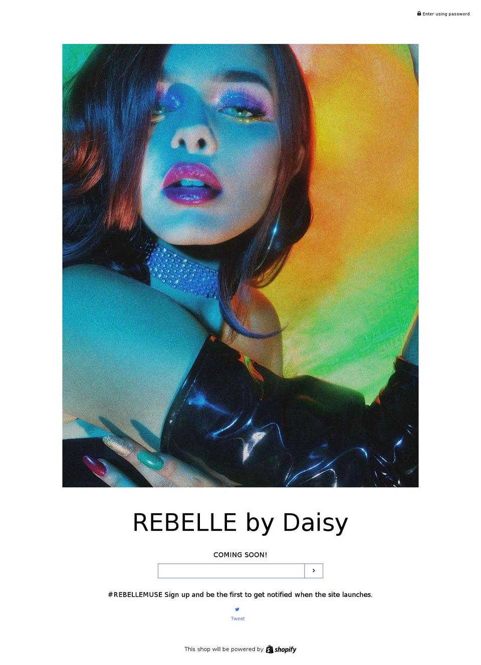 rebellebydaisy.com — Shopify storefront screenshot