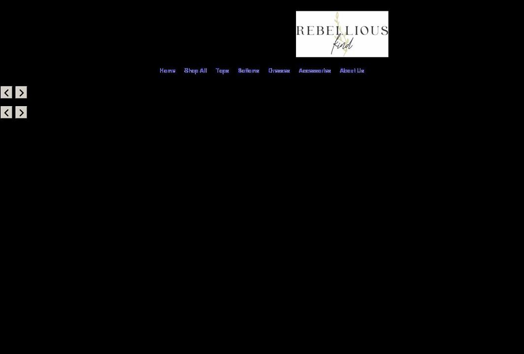 rebelliouskind.com shopify website screenshot
