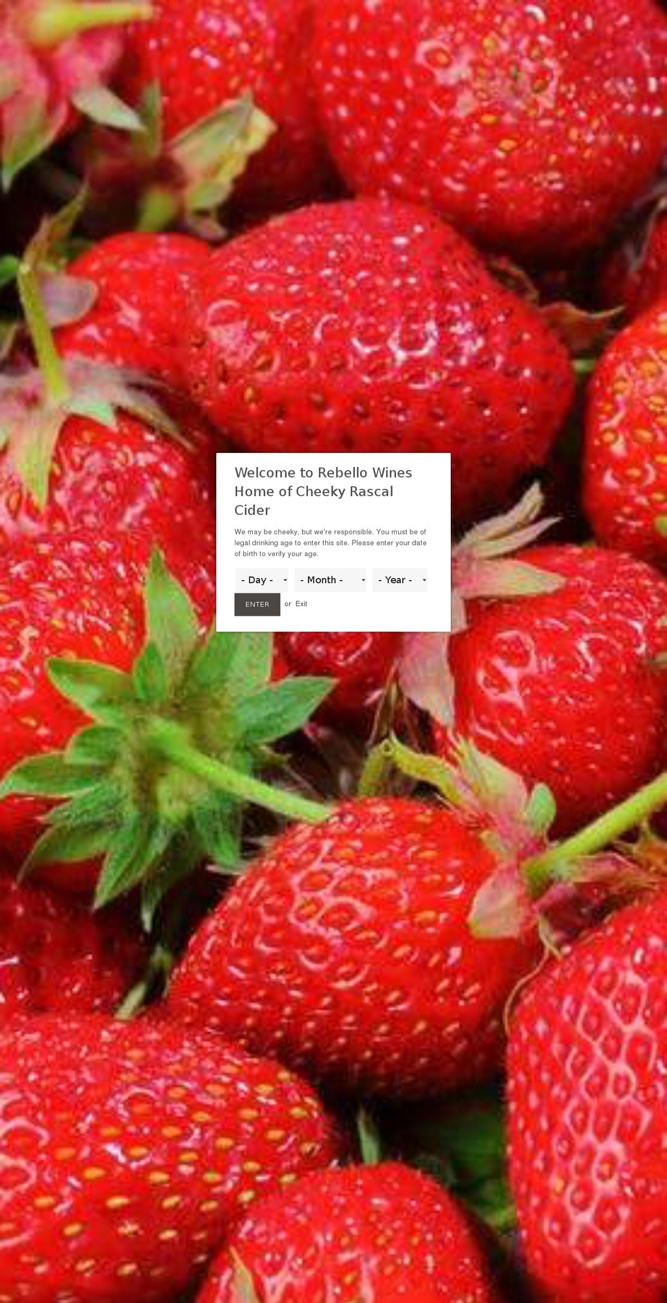 rebellowines.com — Shopify storefront screenshot