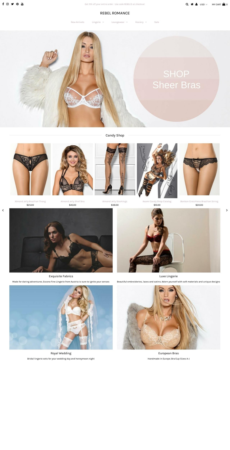 rebelromanceb2b.com — Shopify storefront screenshot