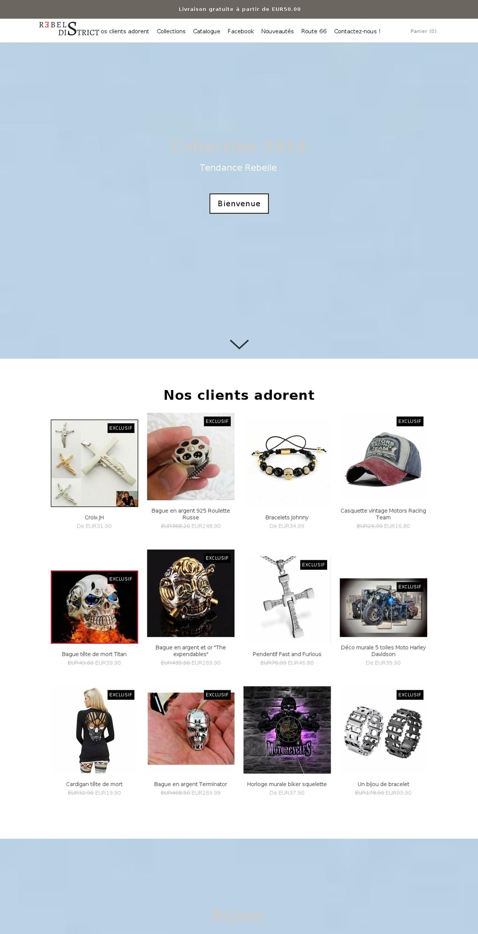 fastlane-1-7-active Shopify theme site example rebelsdistrict.com