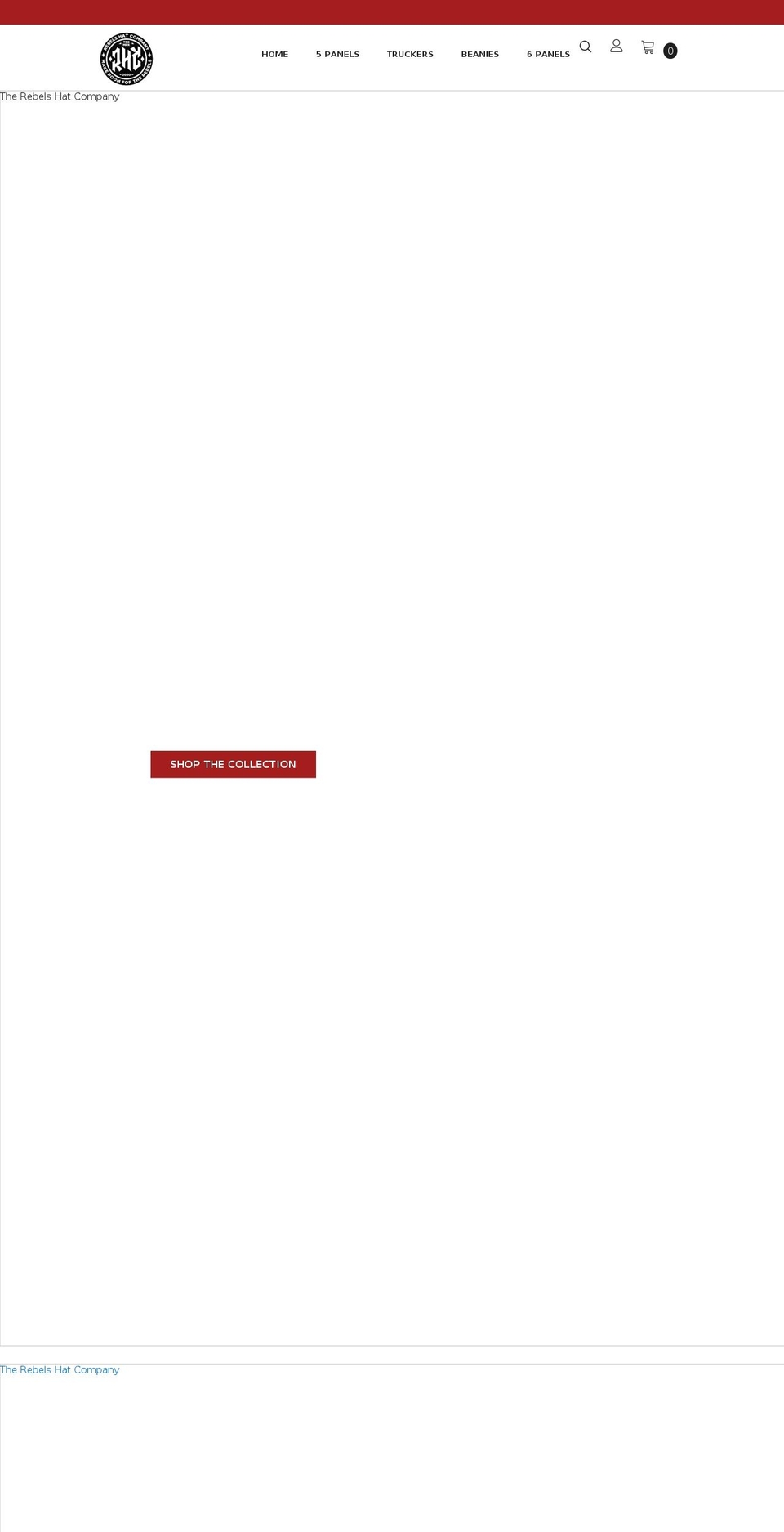 rebelshats.com shopify website screenshot