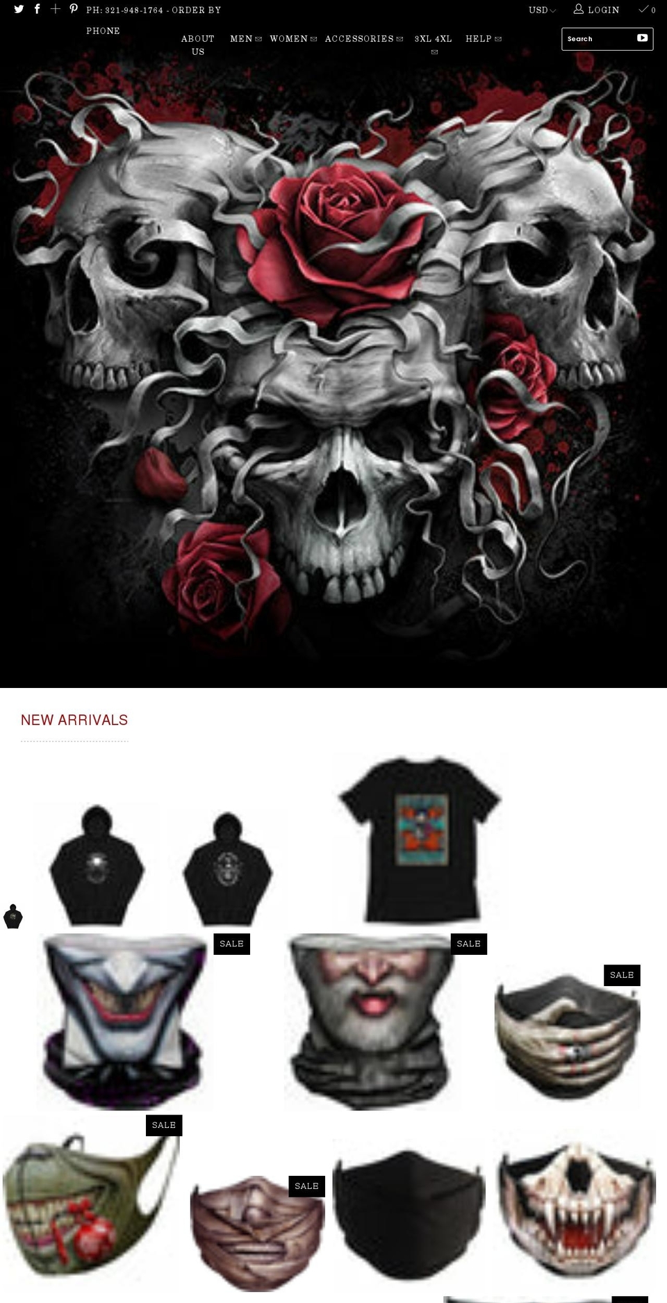 rebelsspot.com — Shopify storefront screenshot