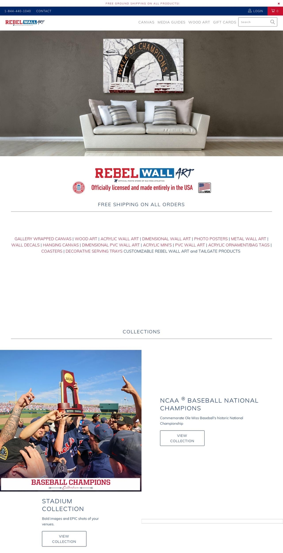 Turbo - NEW Shopify theme site example rebelwallart.com