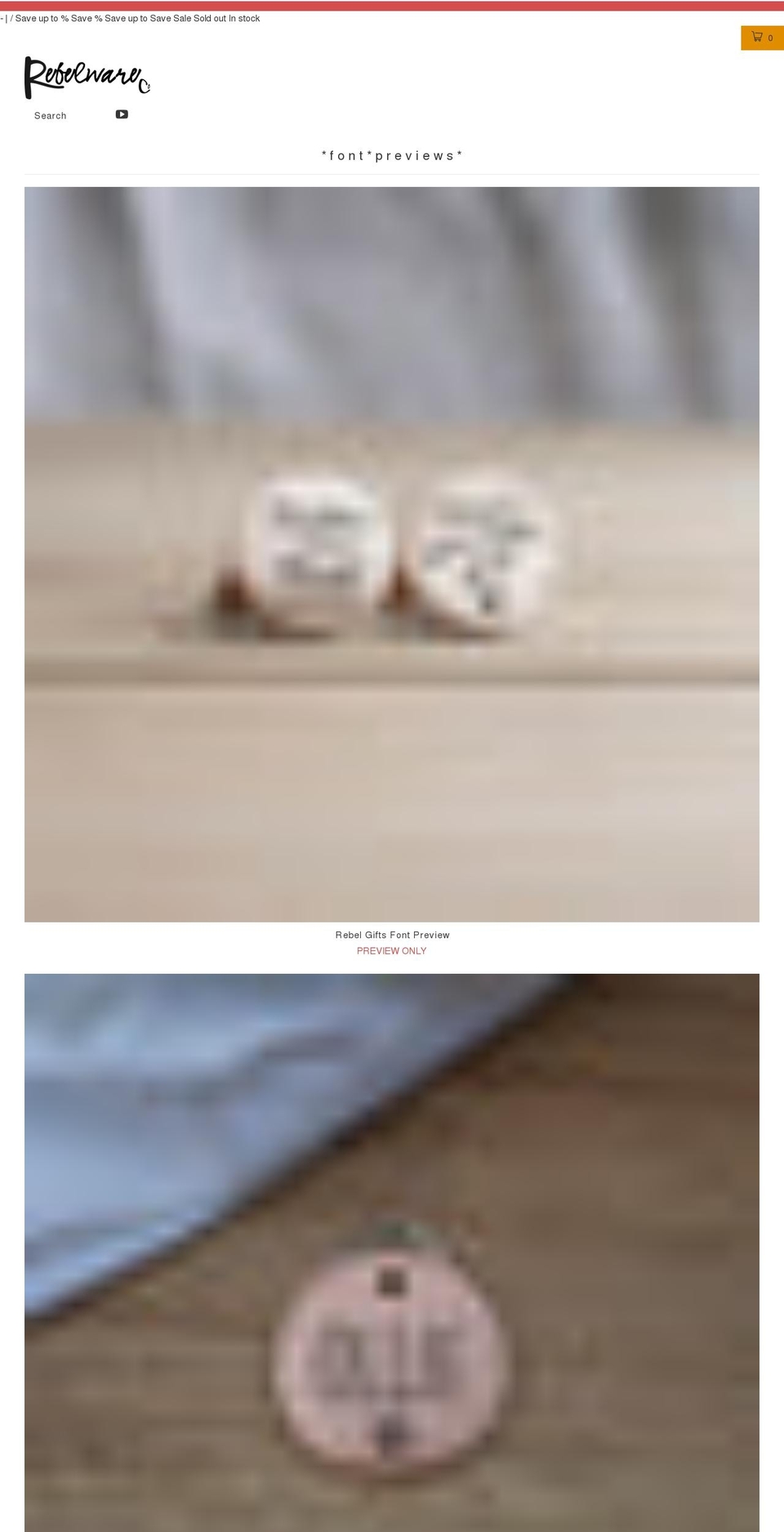 rebelwareco.com shopify website screenshot