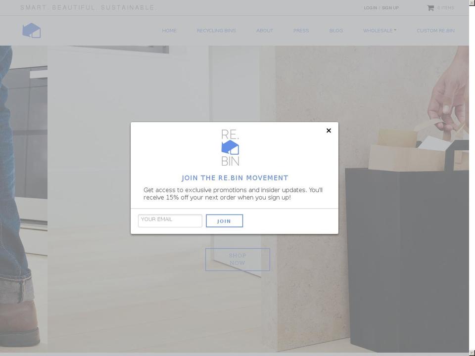 rebinus.com shopify website screenshot