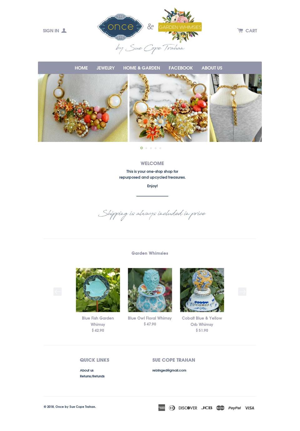 reblinged.com — Shopify storefront screenshot