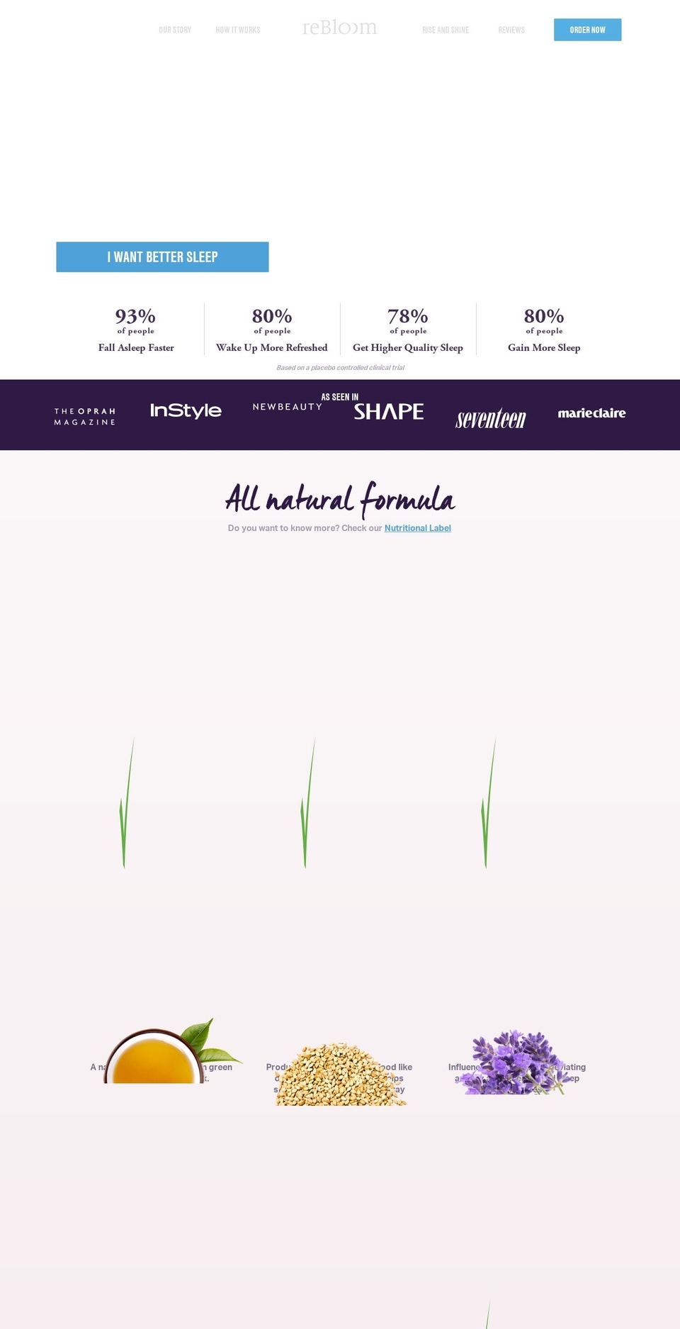 rebloom.com shopify website screenshot