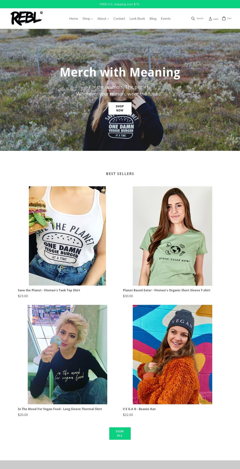 reblusa.com shopify website screenshot