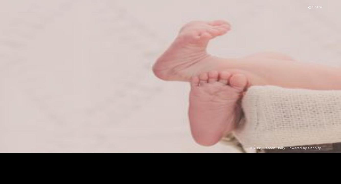 reborndolly.com shopify website screenshot
