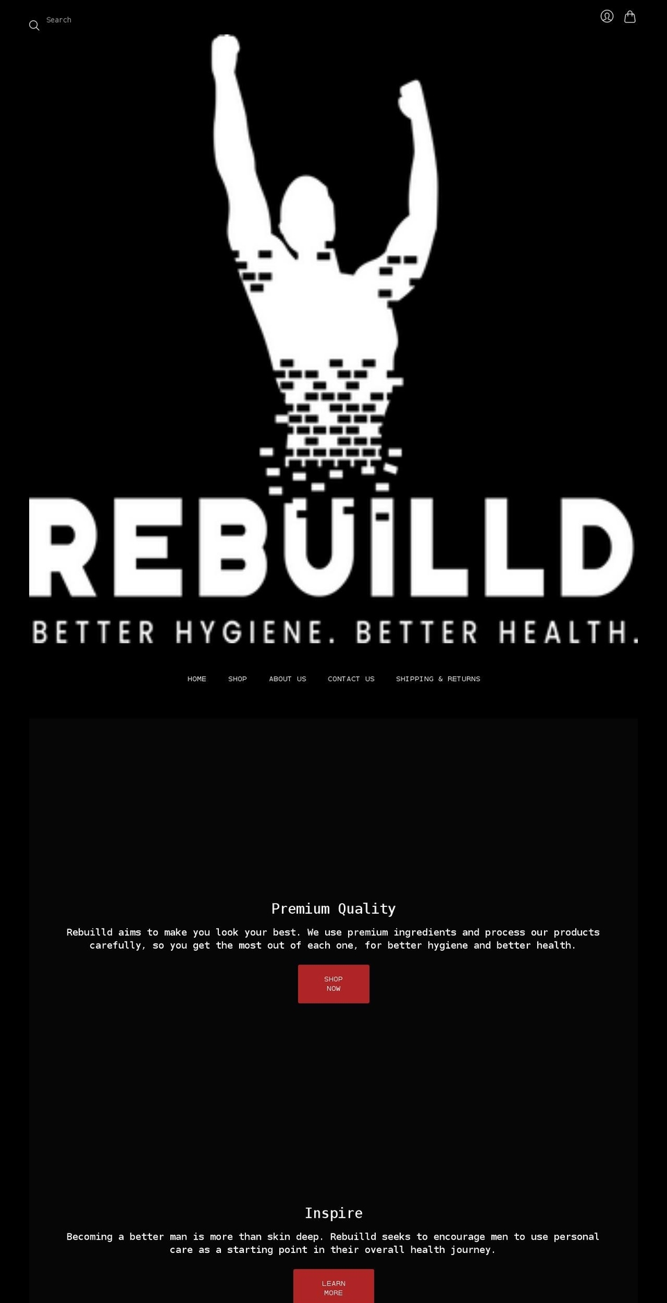 rebuilld.shop shopify website screenshot