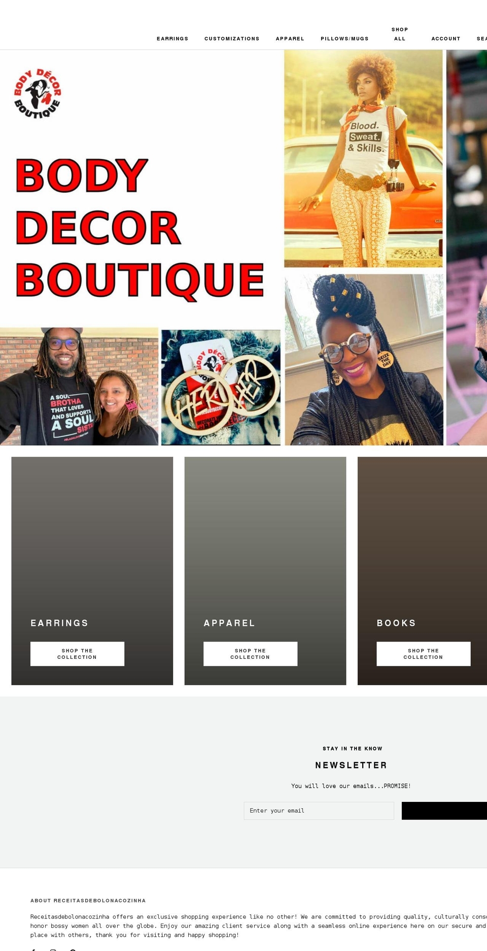 receitasdebolonacozinha.com shopify website screenshot