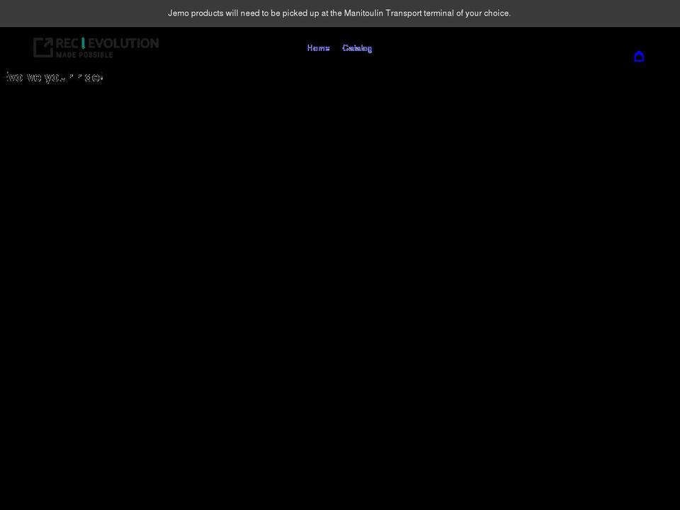 recevolution.com shopify website screenshot