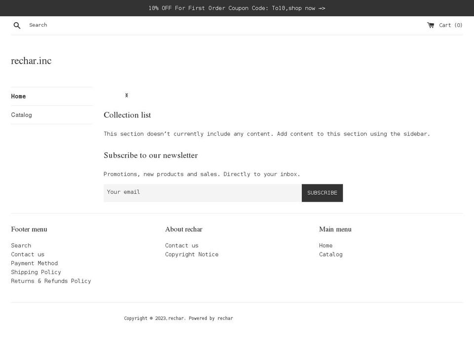 rechar.llc shopify website screenshot
