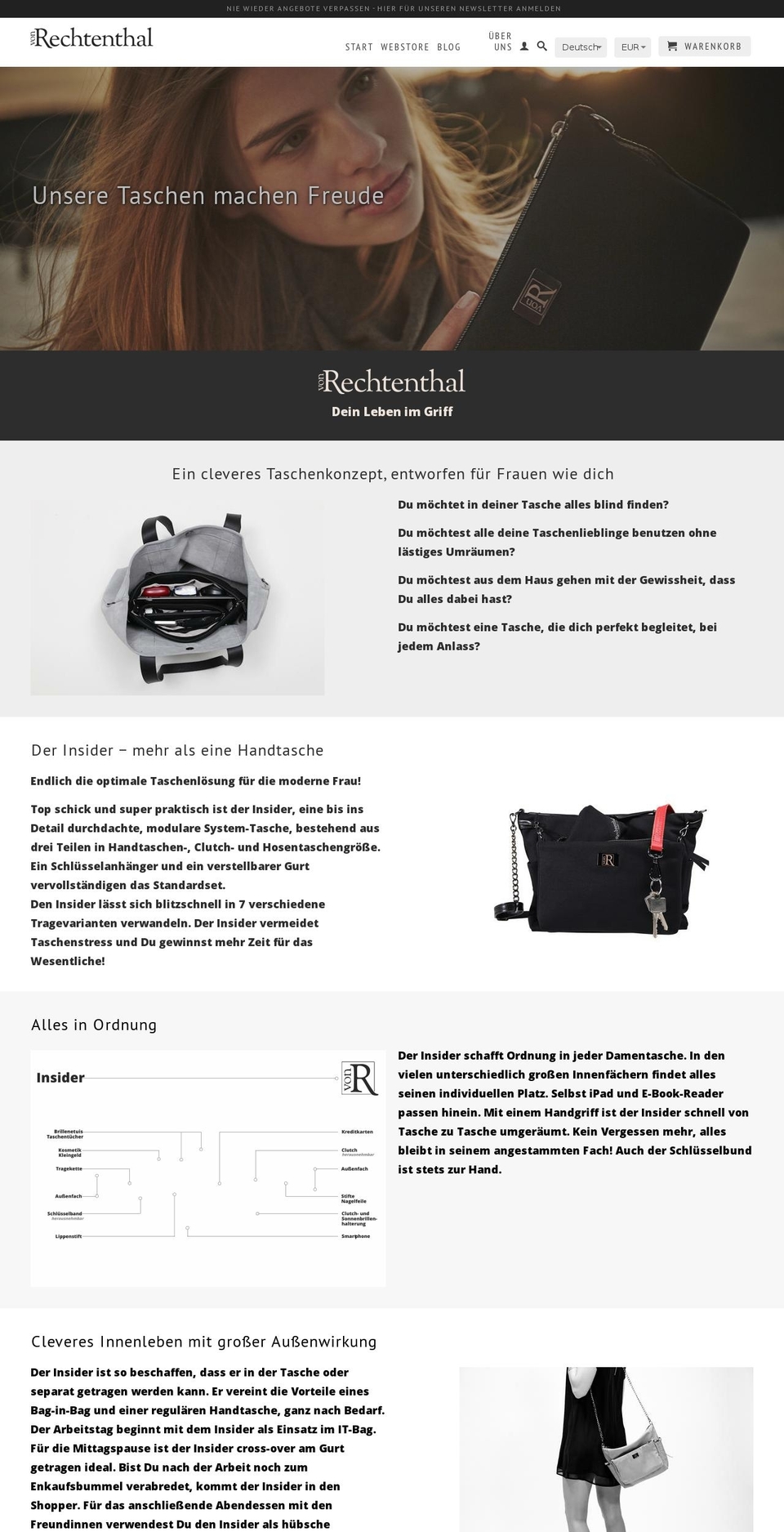 rechtenthal.info shopify website screenshot