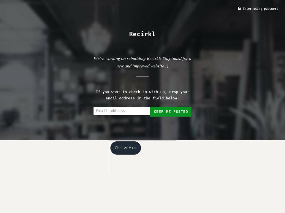 recirkl.shop shopify website screenshot
