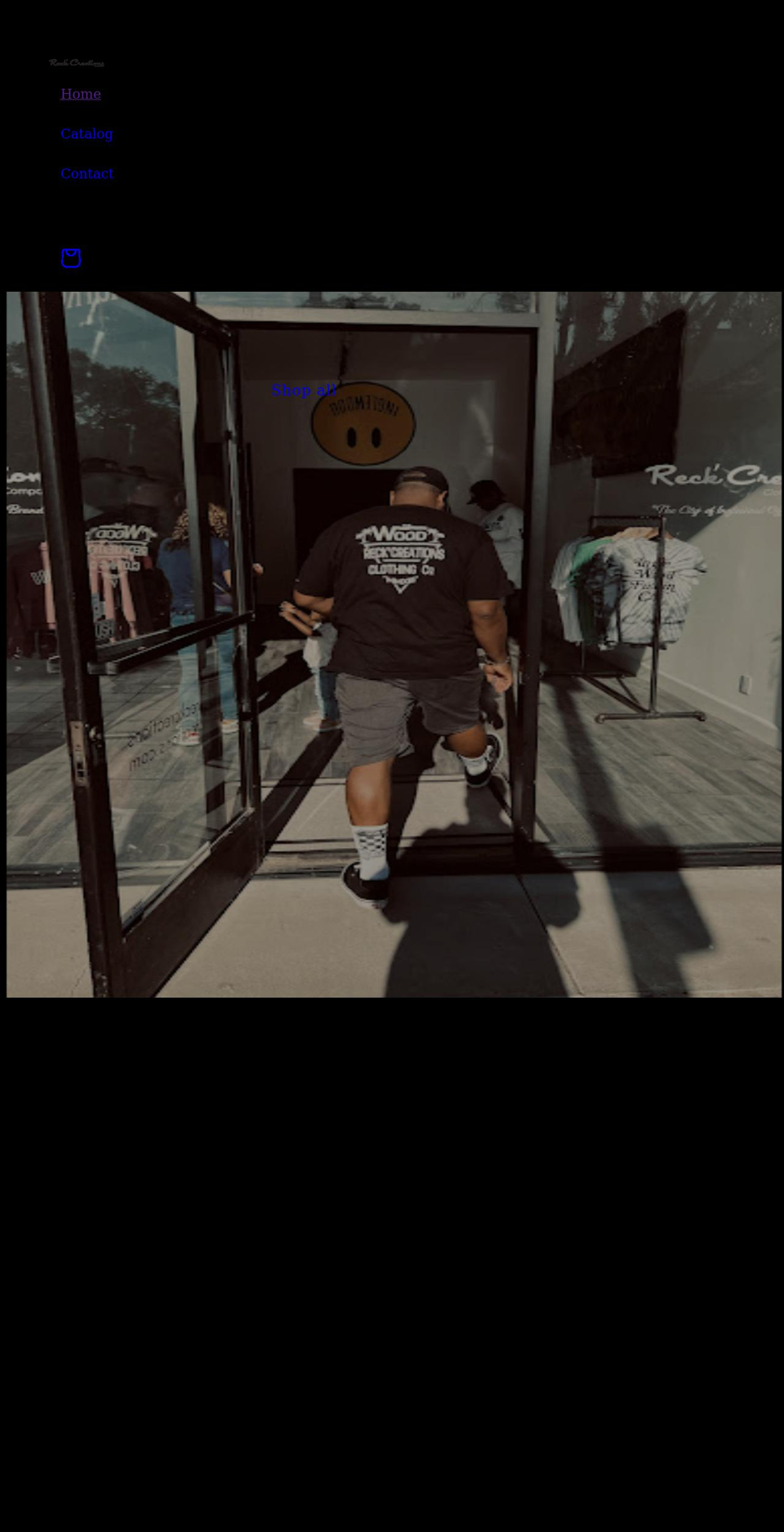 reckcreations.com shopify website screenshot