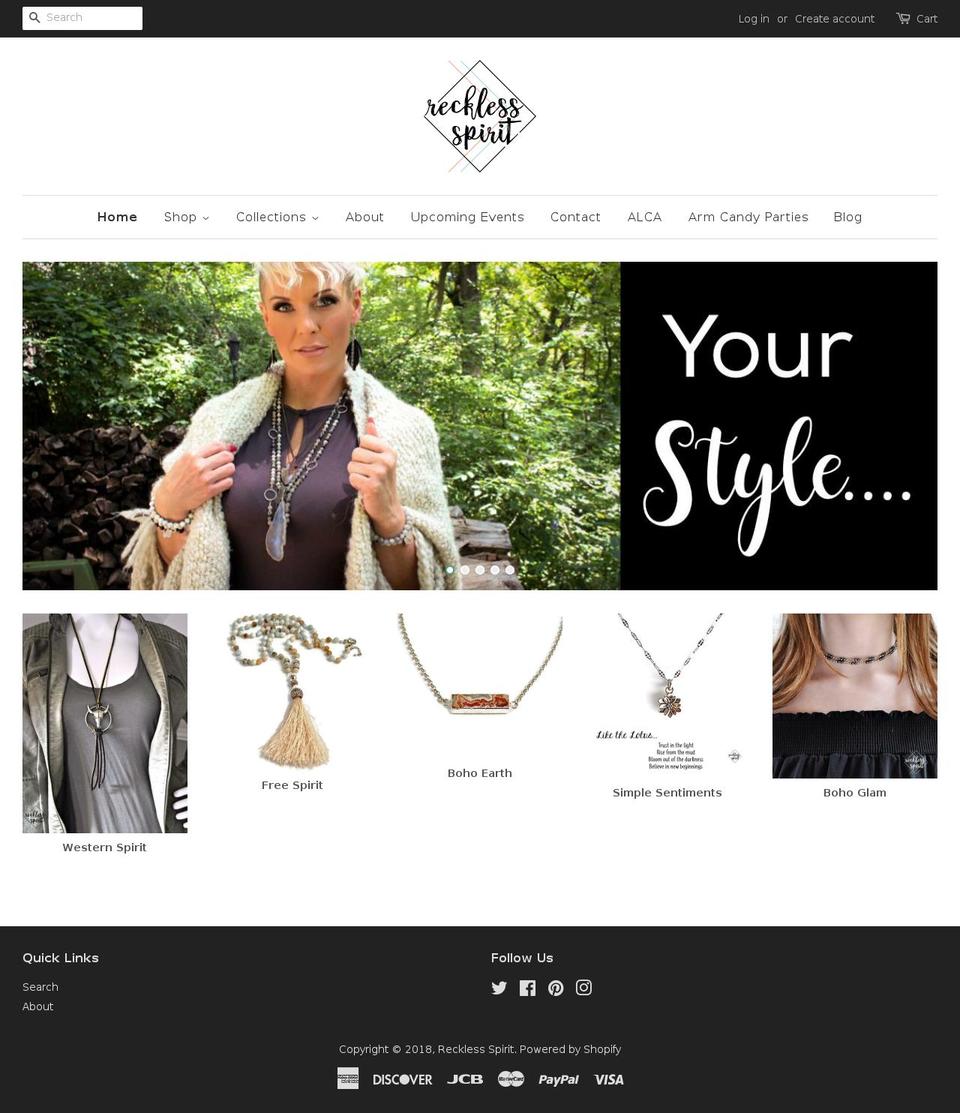reclaimedrockstar.com — Shopify storefront screenshot