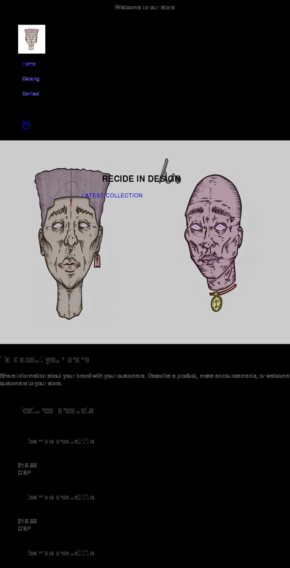 recluseapparel.com shopify website screenshot