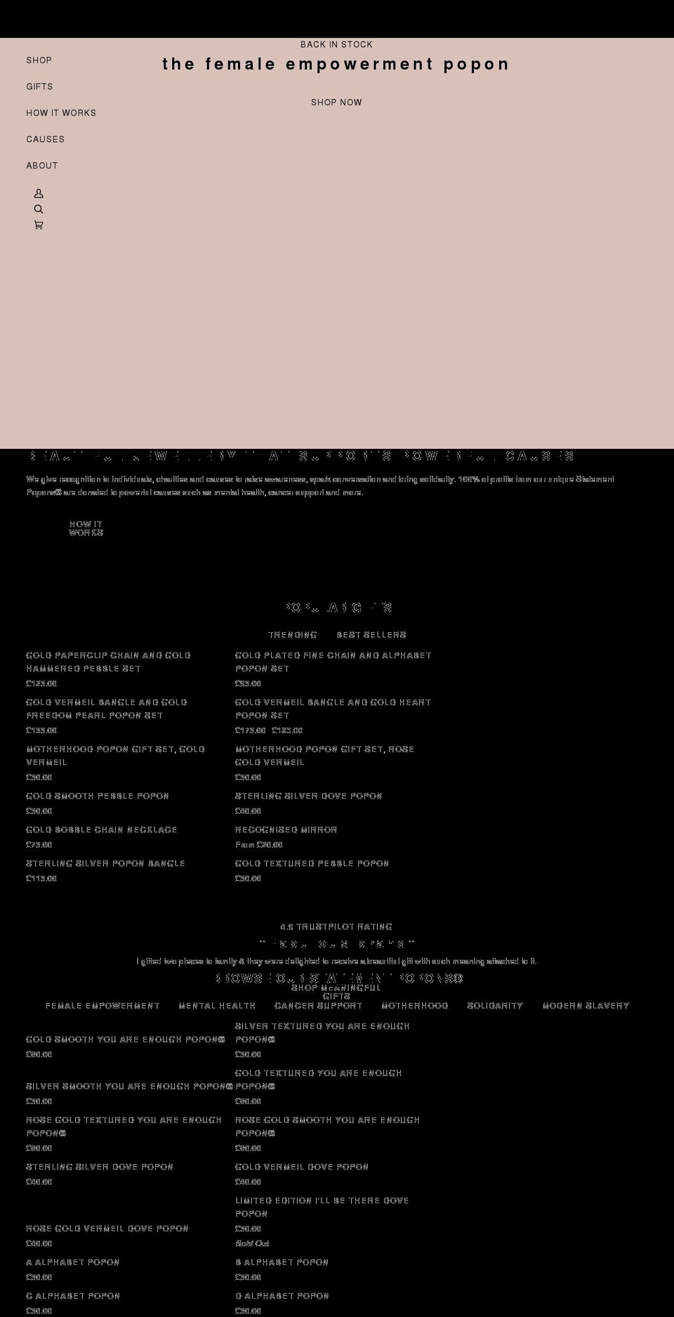 recognisedstore.com shopify website screenshot