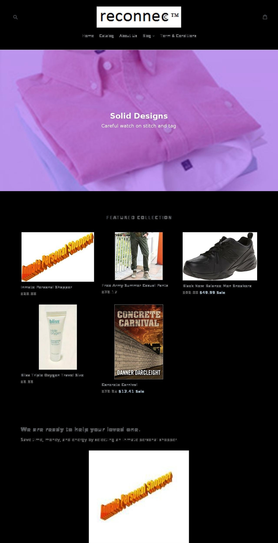 reconnecc.com — Shopify storefront screenshot