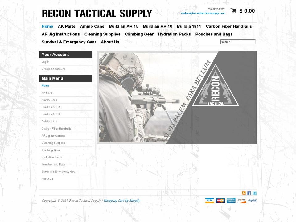 recontac.com shopify website screenshot