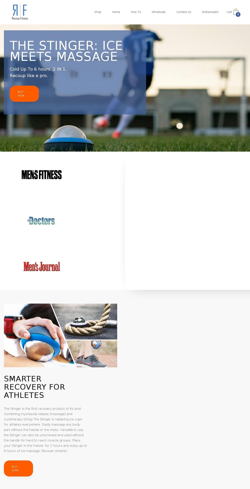 recoupfitness.com shopify website screenshot