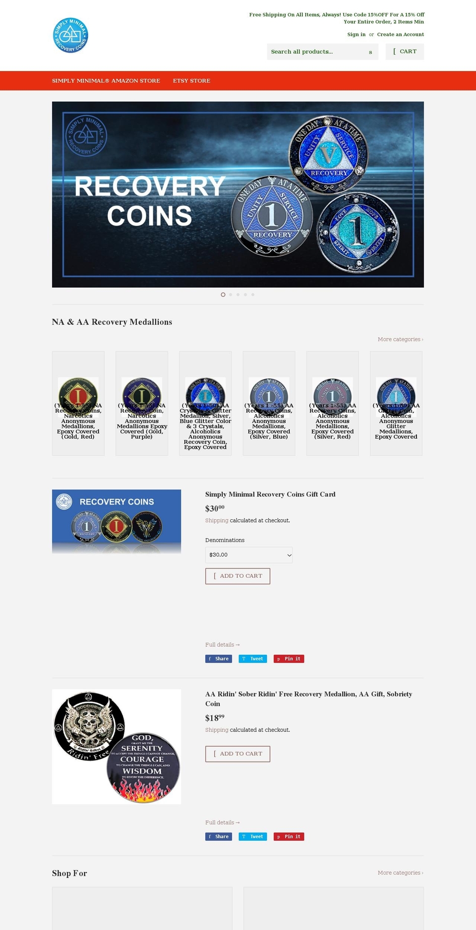 recoverycoinsonline.com shopify website screenshot