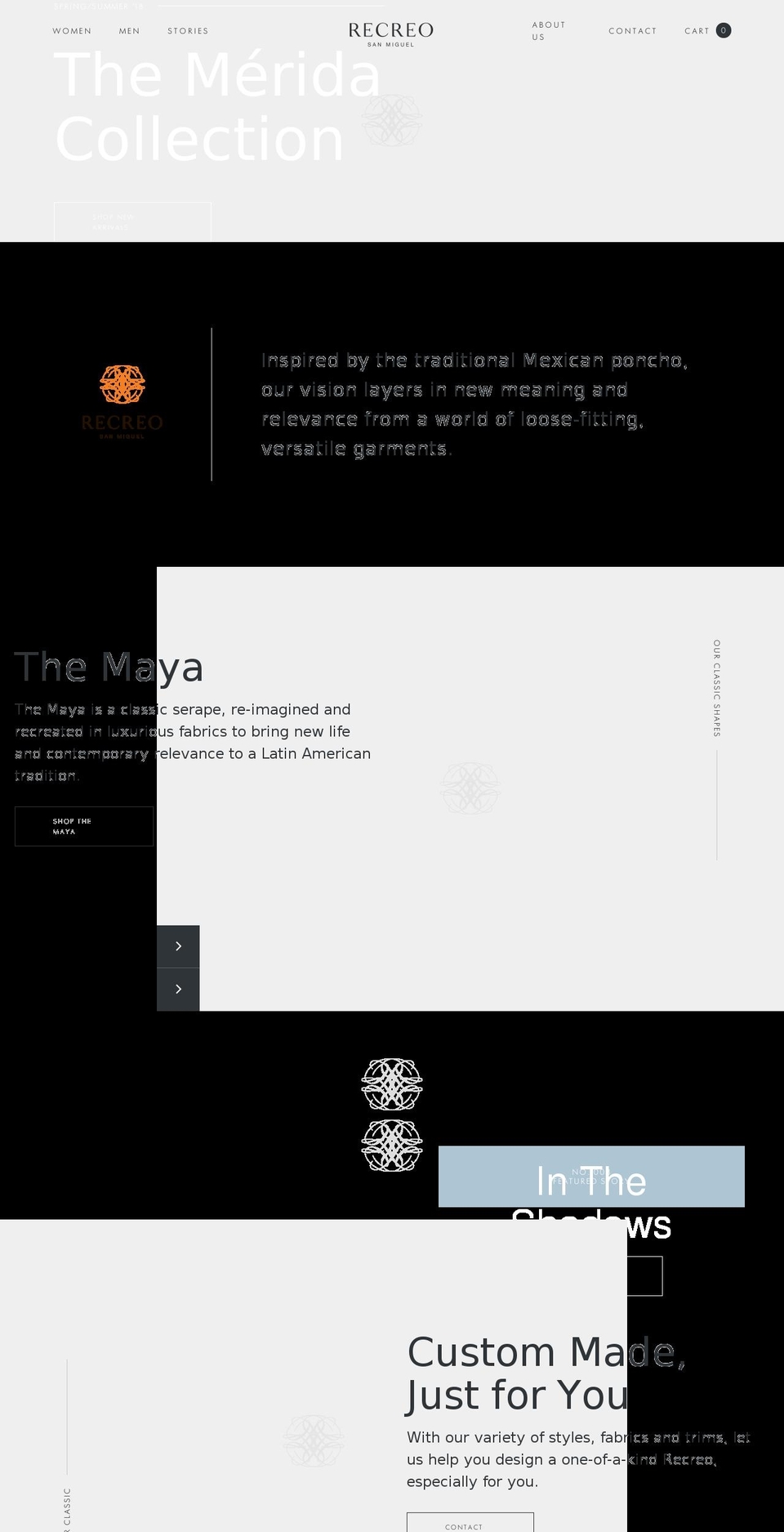 recreosanmiguel.com shopify website screenshot