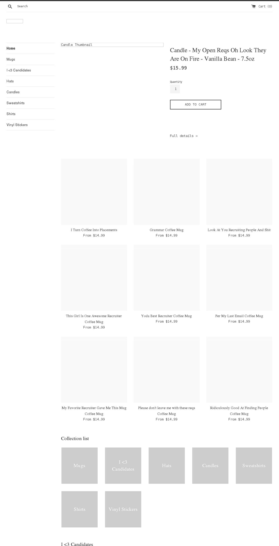 recruiternest.com shopify website screenshot