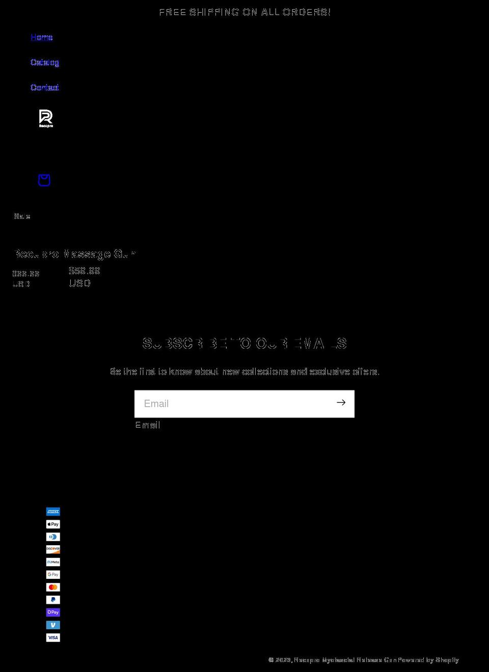 recupro.com shopify website screenshot