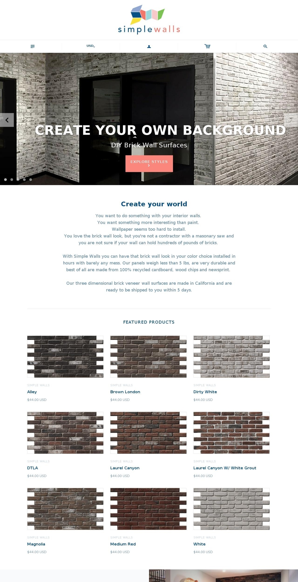 recycledhollywood.com shopify website screenshot