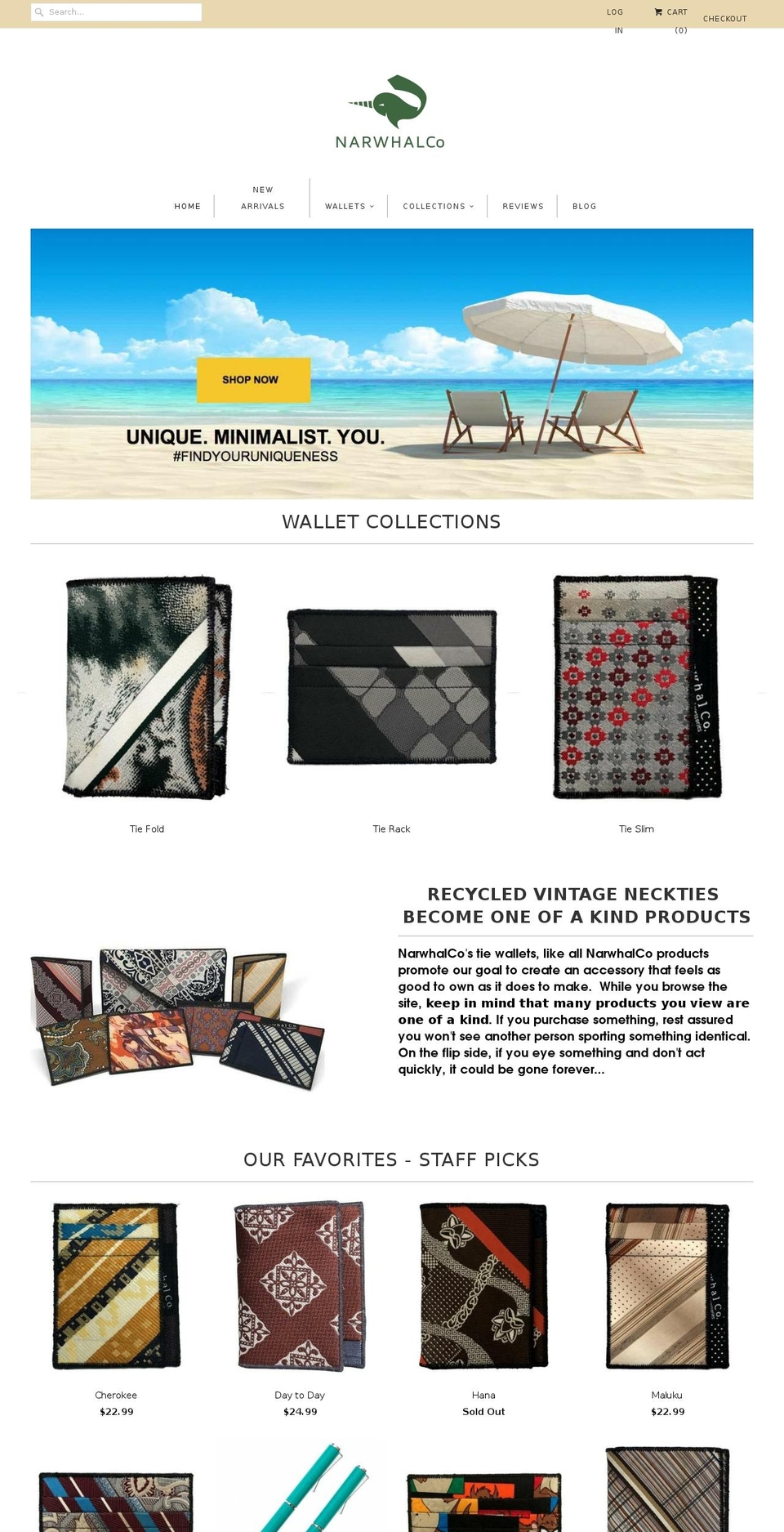 recyclednecktie.com — Shopify storefront screenshot