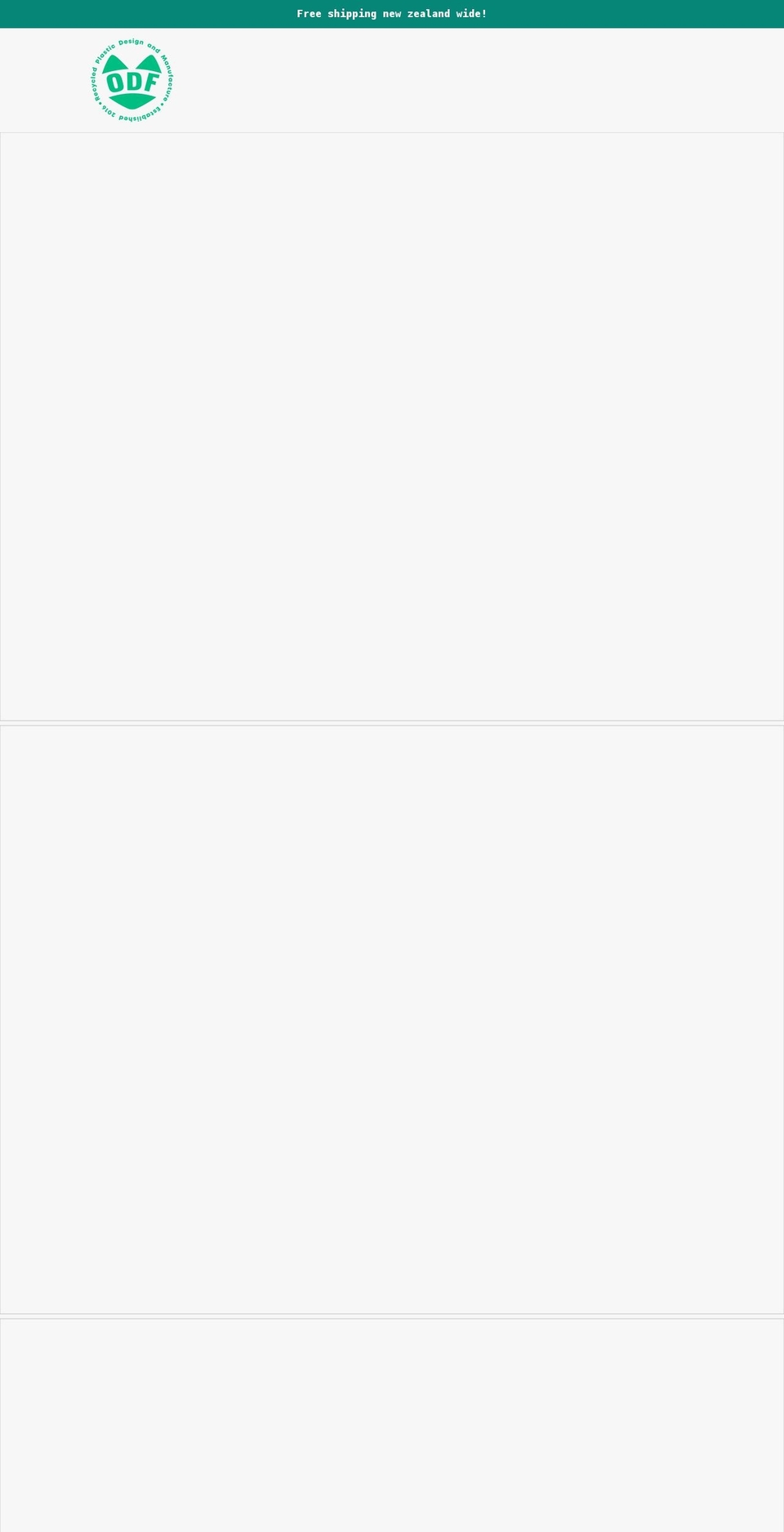 recycledplasticdesign.com — Shopify storefront screenshot