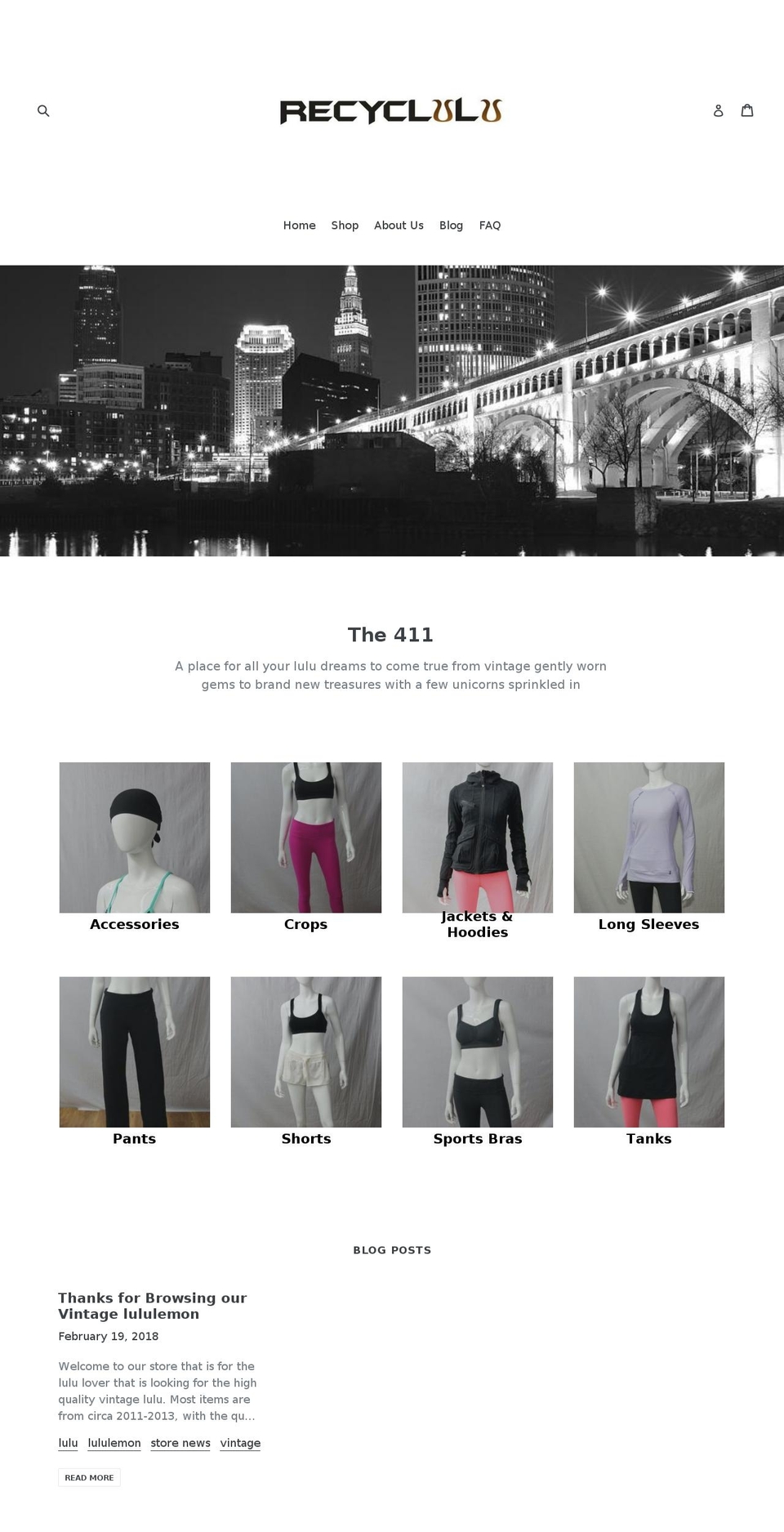 recyclulu.com — Shopify storefront screenshot