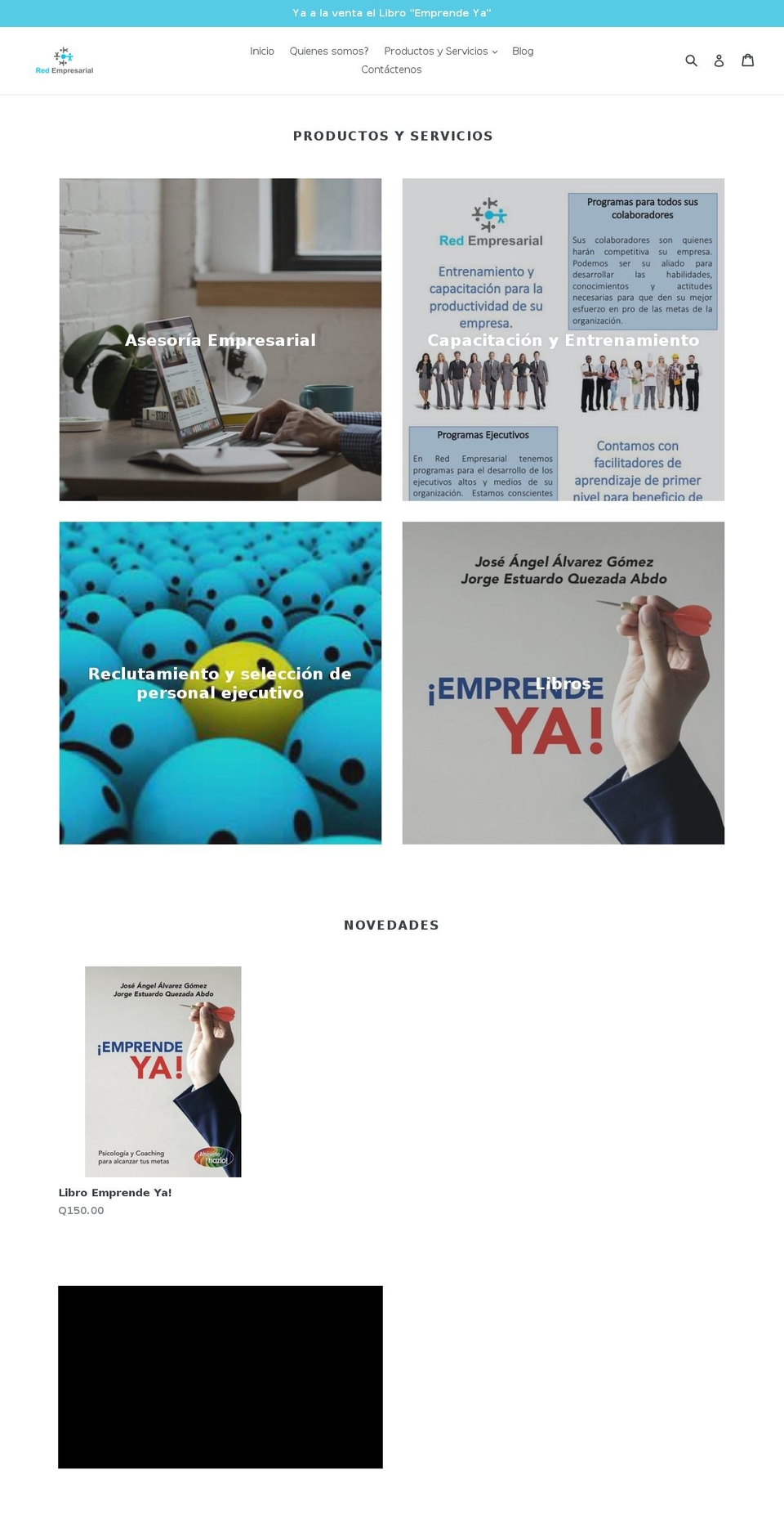 red-empresarial.com — Shopify storefront screenshot
