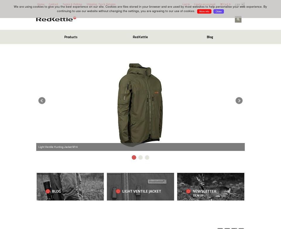 red-kettle.co shopify website screenshot