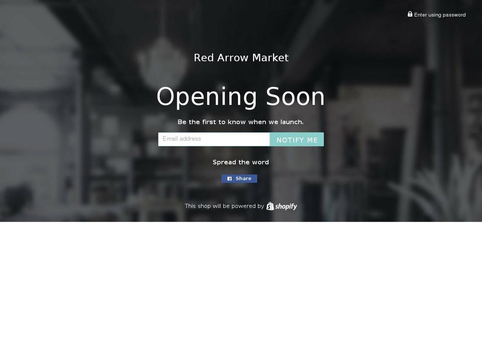 redarrowmarket.com — Shopify storefront screenshot