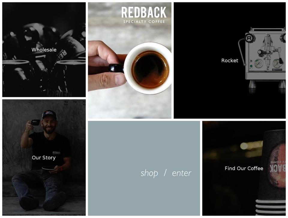 redbackcoffee.com.hk shopify website screenshot