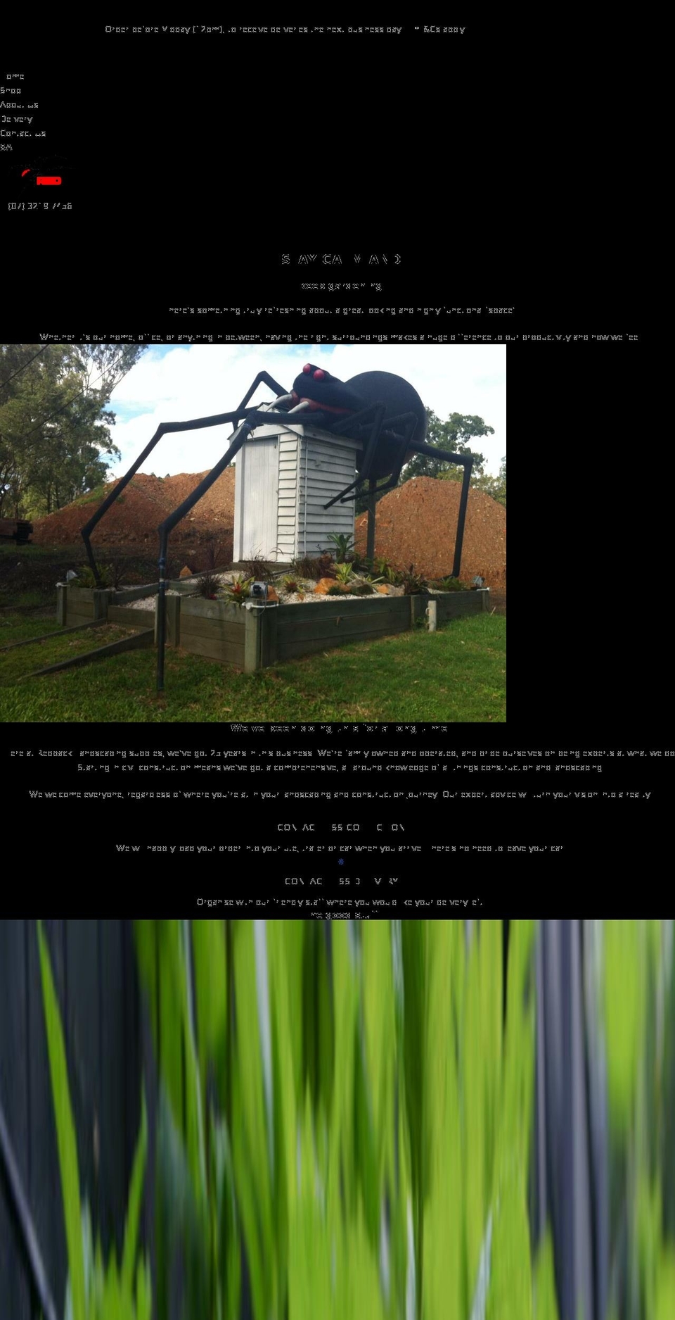 redbacklandscaping.com.au shopify website screenshot
