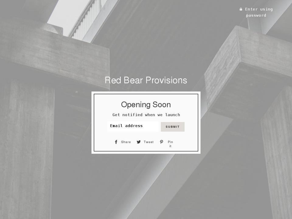 redbear.com shopify website screenshot