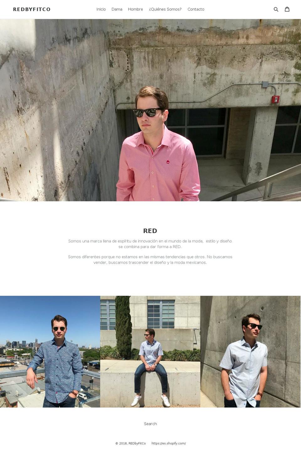 redbyfitco.com — Shopify storefront screenshot