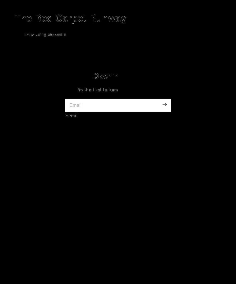 redcarpetrunway.com.au shopify website screenshot