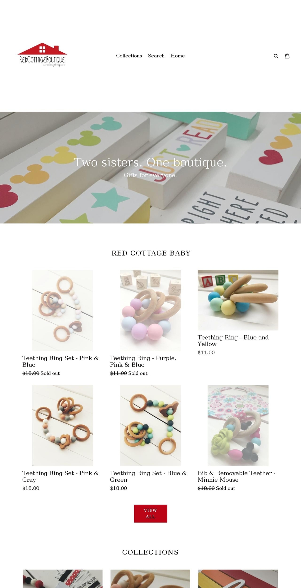 redcottageboutique.com — Shopify storefront screenshot
