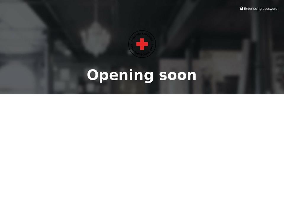 redcrossvolunteerstoremb.com — Shopify storefront screenshot