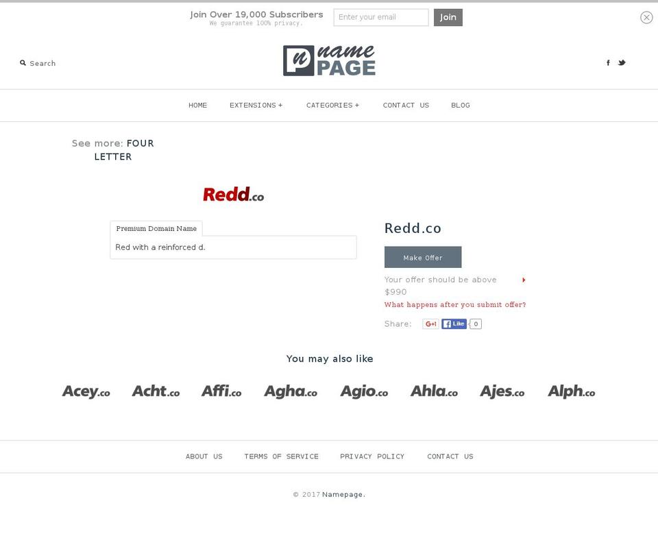 redd.co shopify website screenshot