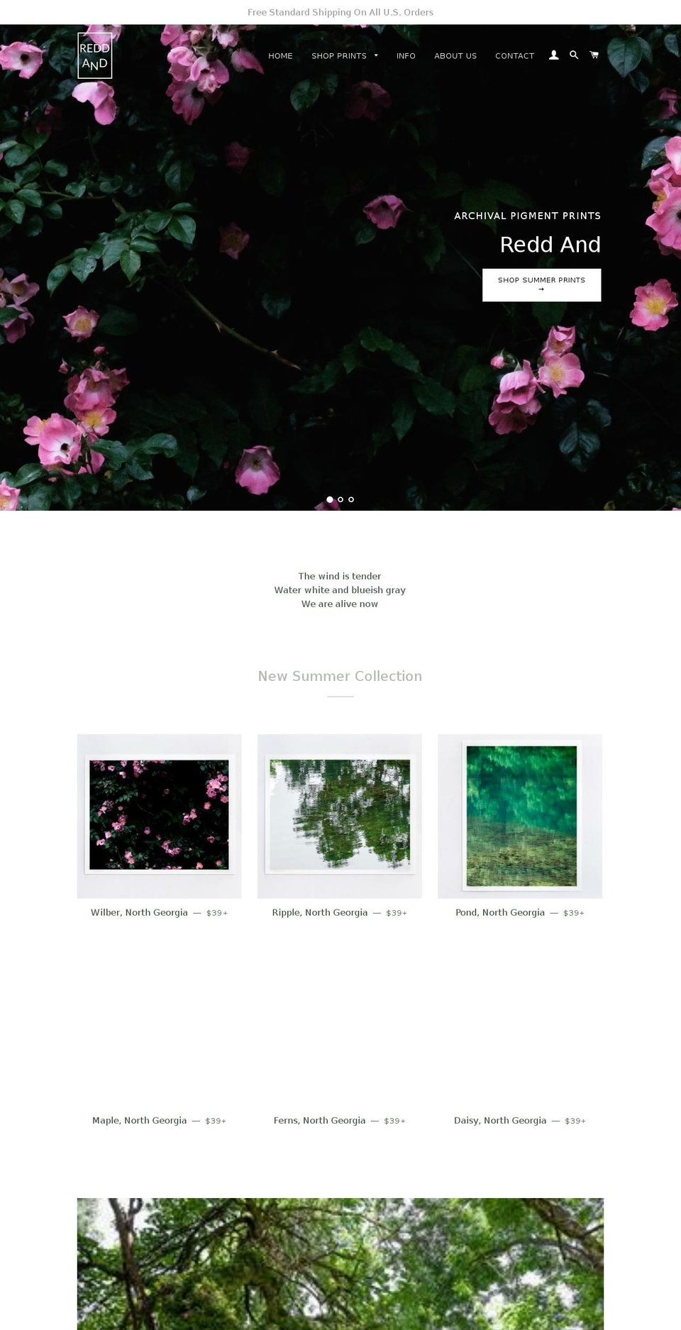 reddand.com — Shopify storefront screenshot