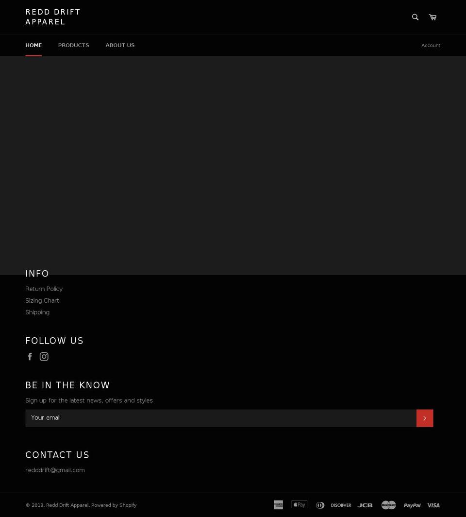 redddrift.com — Shopify storefront screenshot