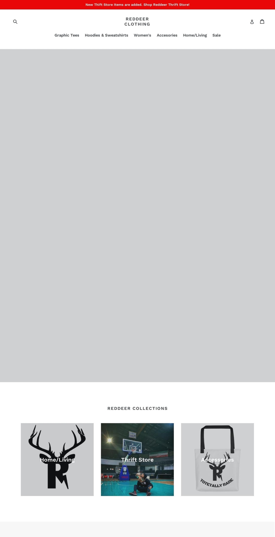 reddergear.com shopify website screenshot