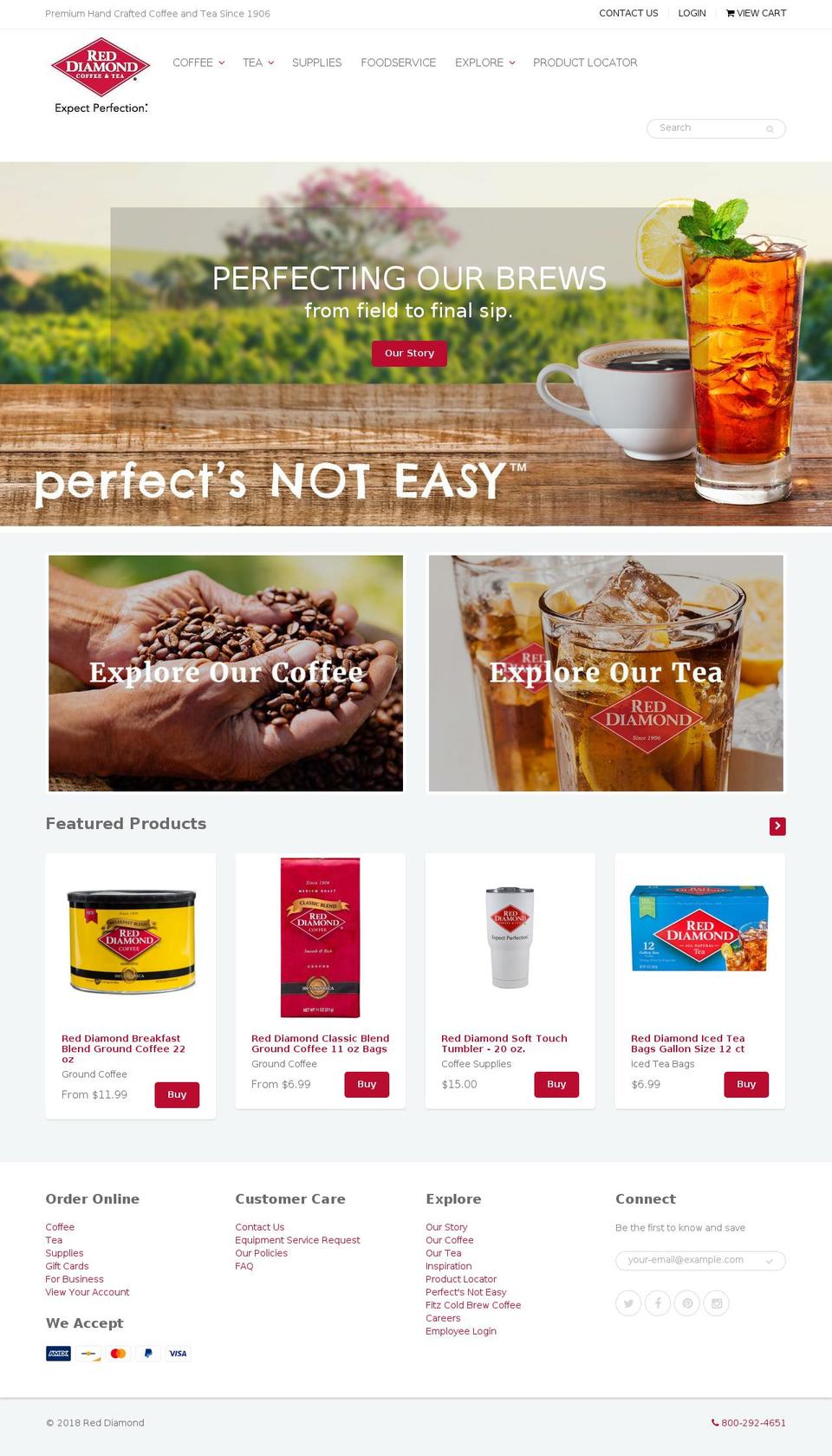 Red Diamond 1.1 - Bold Tier 2 - Oct 18 Shopify theme site example reddiamonddirect.com